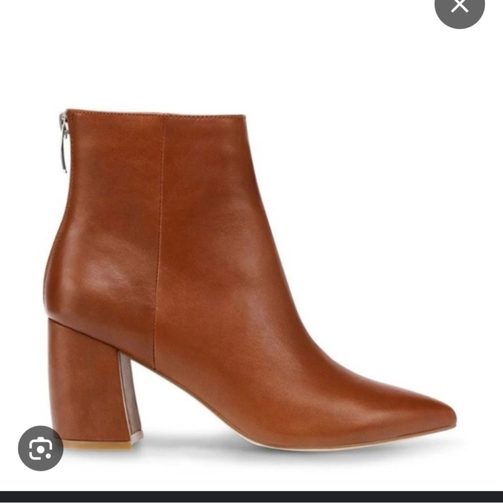 Steve Madden Brown Leather Ankle Boots